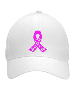 Love and Hope Cancer Ribbon Hat