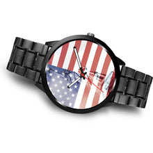 American Flag Statue of Liberty Wrist Watch