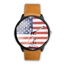 American Flag Statue of Liberty Wrist Watch