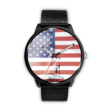 American Flag Statue of Liberty Wrist Watch