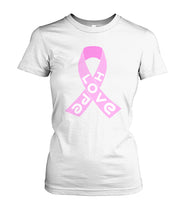 Hope and Love Cancer Ribbon T-Shirt