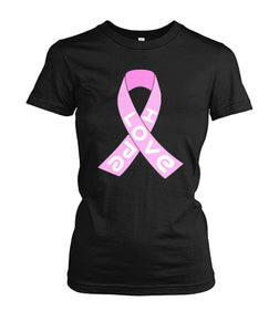 Hope and Love Cancer Ribbon T-Shirt