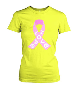 Hope and Love Cancer Ribbon T-Shirt