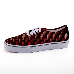 Lipstick Low-top fashion canvas shoes