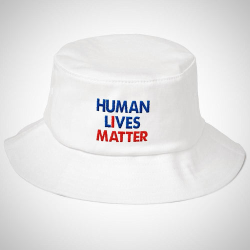 Human Lives Matter Old School Bucket Hat